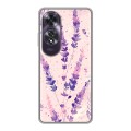 Дизайнерский пластиковый чехол для OPPO A60 цветы лаванда