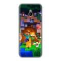 Дизайнерский силиконовый чехол для Nokia 230 Майнкрафт Minecraft