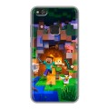Дизайнерский силиконовый чехол для Huawei P10 Lite Майнкрафт Minecraft