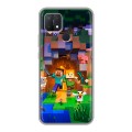 Дизайнерский силиконовый чехол для OPPO A15 Майнкрафт Minecraft