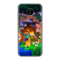 Дизайнерский силиконовый чехол для Nokia C20 Майнкрафт Minecraft