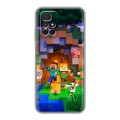 Дизайнерский силиконовый чехол для Xiaomi Redmi 10 Майнкрафт Minecraft