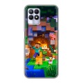 Дизайнерский силиконовый чехол для Realme 8i Майнкрафт Minecraft