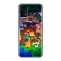 Дизайнерский силиконовый чехол для TCL 20B Майнкрафт Minecraft