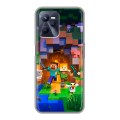 Дизайнерский силиконовый чехол для Realme C35 Майнкрафт Minecraft