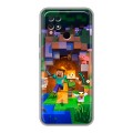 Дизайнерский силиконовый чехол для Xiaomi Poco C40 Майнкрафт Minecraft