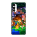 Дизайнерский силиконовый чехол для Tecno Pova 3 Майнкрафт Minecraft