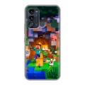 Дизайнерский силиконовый чехол для Itel Vision 3 Майнкрафт Minecraft