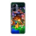 Дизайнерский силиконовый чехол для Realme C33 Майнкрафт Minecraft
