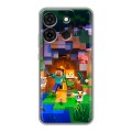 Дизайнерский силиконовый чехол для Infinix Smart 7 Майнкрафт Minecraft