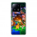 Дизайнерский силиконовый чехол для Xiaomi 13 Pro Майнкрафт Minecraft