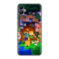 Дизайнерский силиконовый чехол для Samsung Galaxy A05 Майнкрафт Minecraft