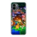 Дизайнерский силиконовый чехол для Xiaomi Redmi A2 Майнкрафт Minecraft