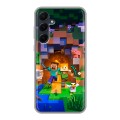 Дизайнерский силиконовый чехол для Samsung Galaxy A55 Майнкрафт Minecraft