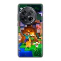 Дизайнерский силиконовый чехол для OnePlus 12 Майнкрафт Minecraft