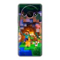 Дизайнерский силиконовый чехол для Xiaomi RedMi A3 Майнкрафт Minecraft