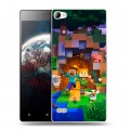 Дизайнерский пластиковый чехол для Lenovo Vibe X2 Майнкрафт Minecraft