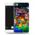 Дизайнерский пластиковый чехол для Lenovo S90 Майнкрафт Minecraft