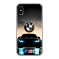 Дизайнерский силиконовый чехол для Iphone x10 БМВ BMW