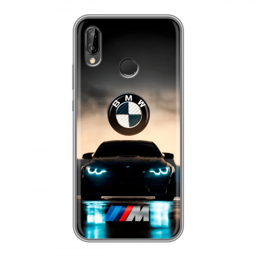 Дизайнерский силиконовый чехол для Huawei P20 Lite БМВ BMW