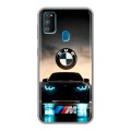 Дизайнерский силиконовый чехол для Samsung Galaxy M30s БМВ BMW