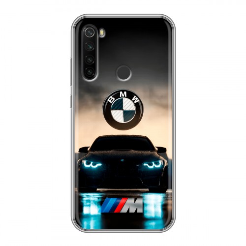Дизайнерский силиконовый с усиленными углами чехол для Xiaomi RedMi Note 8T БМВ BMW