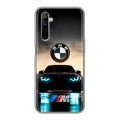 Дизайнерский силиконовый с усиленными углами чехол для Realme 6 БМВ BMW