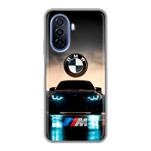 Дизайнерский силиконовый чехол для Huawei Nova Y70 БМВ BMW