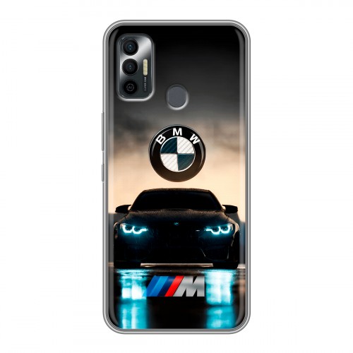 Дизайнерский силиконовый чехол для Tecno Spark 7 БМВ BMW