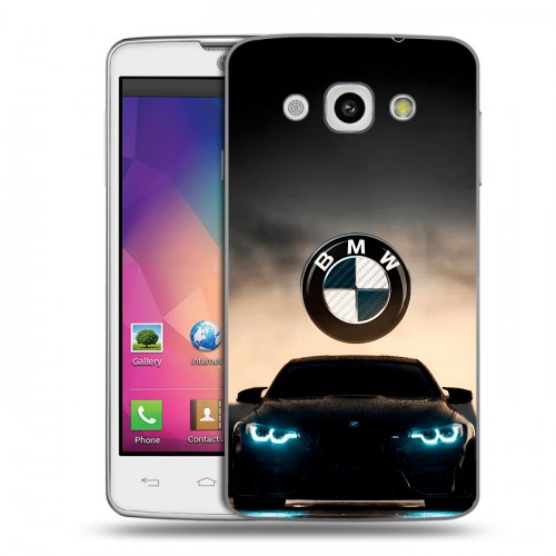 Дизайнерский пластиковый чехол для LG L60 БМВ BMW