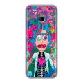 Дизайнерский силиконовый чехол для Nokia 230 Рик и Морти Rick Morty