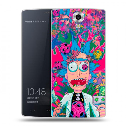 Дизайнерский силиконовый чехол для Homtom HT7 Рик и Морти Rick Morty