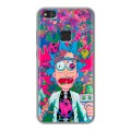Дизайнерский силиконовый чехол для Huawei P10 Lite Рик и Морти Rick Morty