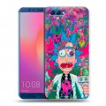Дизайнерский пластиковый чехол для Huawei Honor View 10 Рик и Морти Rick Morty