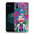 Дизайнерский силиконовый чехол для Xiaomi Mi A2 Рик и Морти Rick Morty