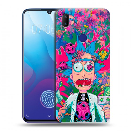 Дизайнерский пластиковый чехол для Vivo V11i Рик и Морти Rick Morty