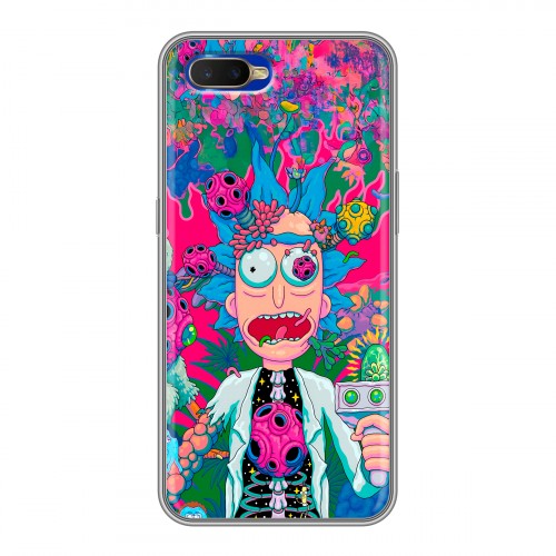 Дизайнерский силиконовый чехол для OPPO RX17 Neo Рик и Морти Rick Morty
