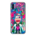 Дизайнерский силиконовый чехол для Samsung Galaxy A50 Рик и Морти Rick Morty