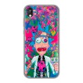 Дизайнерский силиконовый чехол для Huawei Honor 8s Рик и Морти Rick Morty