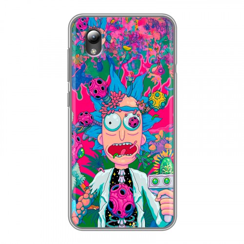 Дизайнерский силиконовый чехол для ZTE Blade A3 (2019) Рик и Морти Rick Morty