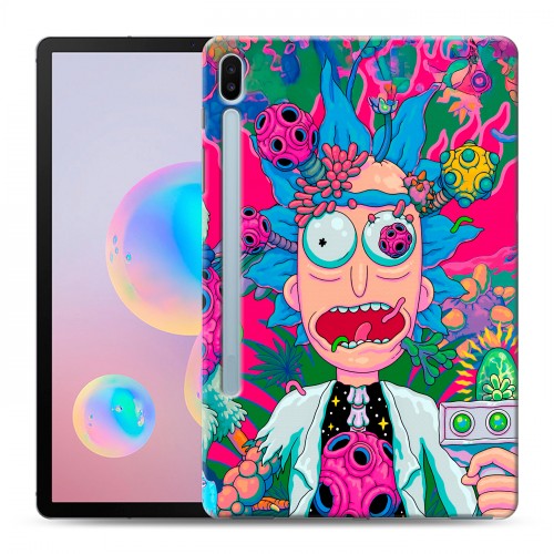 Дизайнерский силиконовый чехол для Samsung Galaxy Tab S6 Рик и Морти Rick Morty