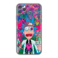 Дизайнерский силиконовый чехол для Iphone 11 Pro Рик и Морти Rick Morty