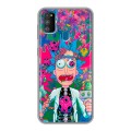 Дизайнерский силиконовый чехол для Samsung Galaxy M30s Рик и Морти Rick Morty