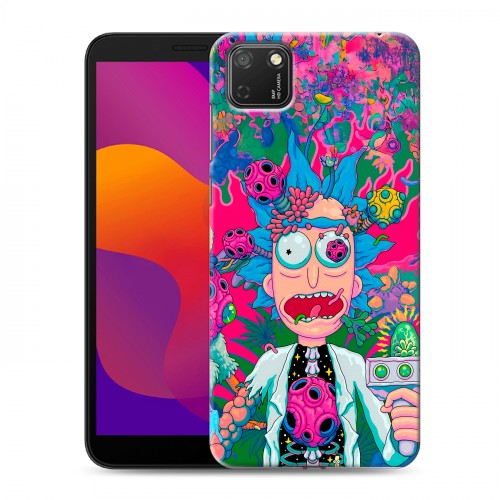 Дизайнерский силиконовый чехол для Huawei Honor 9S Рик и Морти Rick Morty