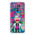 Дизайнерский силиконовый чехол для Xiaomi RedMi 9 Рик и Морти Rick Morty