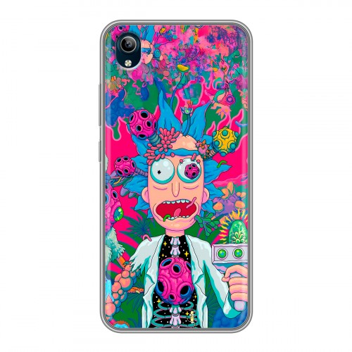 Дизайнерский силиконовый чехол для Vivo Y91C Рик и Морти Rick Morty