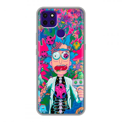 Дизайнерский силиконовый чехол для Lenovo K12 Pro Рик и Морти Rick Morty