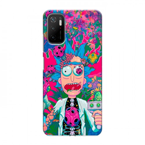 Дизайнерский силиконовый чехол для Xiaomi Poco M3 Pro Рик и Морти Rick Morty