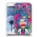 Дизайнерский пластиковый чехол для Samsung Galaxy Grand Рик и Морти Rick Morty