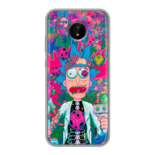 Дизайнерский силиконовый чехол для Nokia C20 Рик и Морти Rick Morty